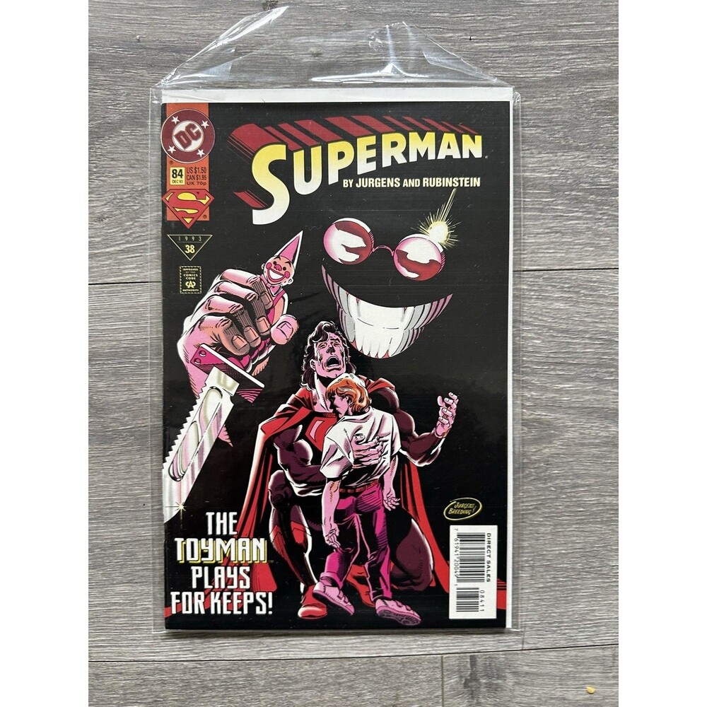 DC Superman #84 Single Issue Comic 1993 Jurgens Rubinstein Color US Comics